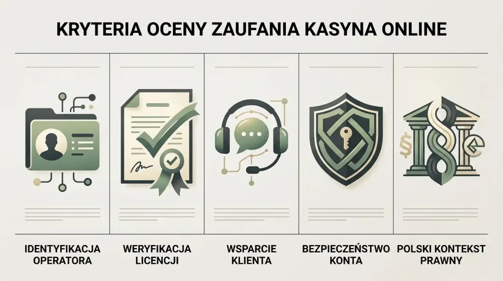 Analityczna macierz sygnałów wiarygodności Hugo Casino